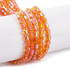 Стеклянные бусины с гальваническим покрытием &nbsp;EGLA-D031-01S