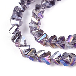 Гальванизируйте прозрачное стекло бисер нитей&nbsp;LS-GLAA-N021-4mm-01