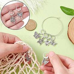 Многофункциональные подвесные украшения из сплава бабочки&nbsp;HJEW-CJ00005