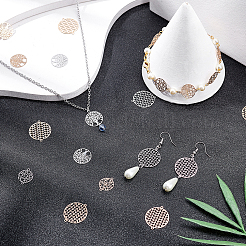 48 шт. 8 стильных латунных соединителя&nbsp;KKC-SC0001-02