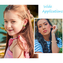 300 шт. 10 вида прозрачных и потрескавшихся стеклянных бусин&nbsp;DGLA-TA0001-03