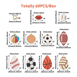 Наборы для изготовления ювелирных изделий с подвесками на спортивную тематику своими руками&nbsp;DIY-PJ0001-35