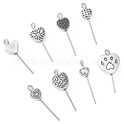 80шт 8 стиля бусины из сплава в тибетском стиле&nbsp;TIBEP-CJ0003-16