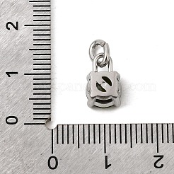 Подвески из нержавеющей стали Birthdaystone с тематикой августа 304&nbsp;STAS-B128-60P-08