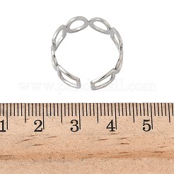 Кольца-манжеты из нержавеющей стали 304 для женщин&nbsp;RJEW-A079-08D-P