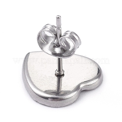 Серьги из нержавеющей стали&nbsp;LS-STAS-WH0015-06P