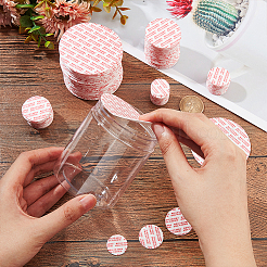 500 шт. 5 плоских круглых вкладыша для крышек из пеноматериала AJEW-NB0005-19