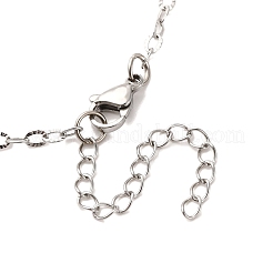 Цепочки из текстурированной проволоки толщиной 2.5 мм из нержавеющей стали 304&nbsp;NJEW-JN05491-02