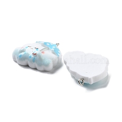 Подвески из непрозрачной смолы на тему погоды&nbsp;RESI-R444-01D