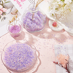 300 г двухцветных стеклянных бусин с гальваническим покрытием&nbsp;MRMJ-SC0001-37A