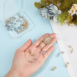 32шт 2 цвета латунные клипсы для серег&nbsp;KK-SP0001-25