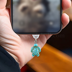 4 шт. 2-х цветные пластиковые мобильные пылезащитные заглушки&nbsp;HJEW-CN00014