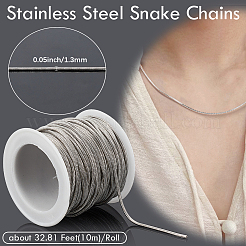 1-роликовая змеевидная цепь из нержавеющей стали&nbsp;STAS-BBC0006-87B