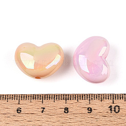 Светящееся УФ-покрытие непрозрачных акриловых бусин&nbsp;OACR-N154-02B-01