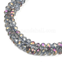 Гальванизируйте прозрачное стекло бисер нитей&nbsp;LS-EGLA-A034-T4mm-G05