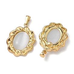 Подвески из нержавеющей стали 304 «кошачий глаз»&nbsp;STAS-L309-01G