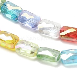 Стеклянные бусины с гальваническим покрытием &nbsp;EGLA-P068-01A-11