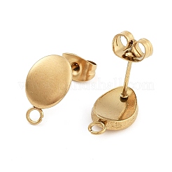 Ионное покрытие (ip) 304 нержавеющая сталь гвоздики фурнитура для сережек&nbsp;STAS-I071-18G