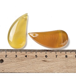 Окрашенные и подогретые подвески из натурального агата&nbsp;G-G065-03G