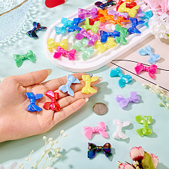 60шт 15 цвета ab цветные акриловые бусины&nbsp;CRES-TA0001-56