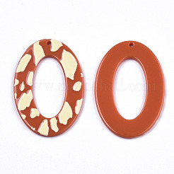 Непрозрачные печатные акриловые подвески&nbsp;MACR-N011-006