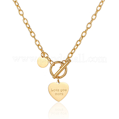 Подвеска в форме сердца из нержавеющей стали&nbsp;SN2723-1