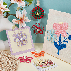 6 шт. хлопчатобумажный плетеный шнур&nbsp;AJEW-BC00028