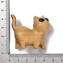 Фигурки деревянных котов&nbsp;LS-DJEW-D011-01B