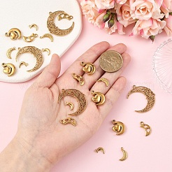 5 шт. 5 стиля ионного покрытия (IP) 304 подвески из нержавеющей стали&nbsp;STAS-YW0003-61