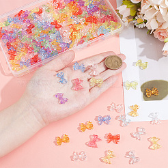 200 шт. Прозрачные акриловые бусины&nbsp;TACR-UN0001-01