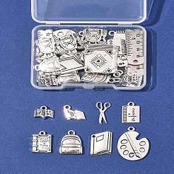 36шт 12 стильные подвески из сплава в тибетском стиле на День учителя&nbsp;TIBE-FS0003-28