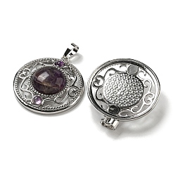 Подвески из натурального аметиста &nbsp;G-Q158-03F