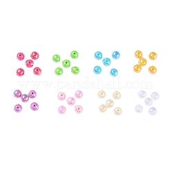 8 цветное покрытие из экологически чистых акриловых бусин из полистирола&nbsp;SACR-X0015-06-8mm