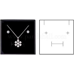 Красно-бумажные картонные шкатулки для драгоценностей&nbsp;CBOX-BC0001-17