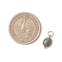 Овальные подвески из натурального индийского агата&nbsp;PALLOY-JF04942