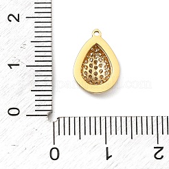 Подвески из нержавеющей стали 304 с микропаве из кубического циркония&nbsp;LS-STAS-I356-04G-05