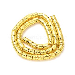 Гальванические бусины из натуральной лавы&nbsp;G-G984-03G