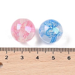 Уф-покрытие прозрачные акриловые бусины&nbsp;OACR-Z020-10