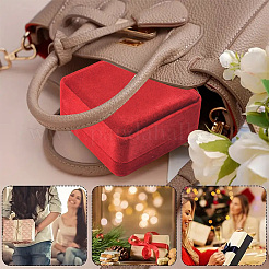 Квадратные бархатные коробки для демонстрации браслетов&nbsp;CON-YWC0007-01A