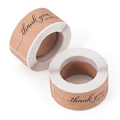 2 рулон прямоугольных бумажных наклеек с надписью «Спасибо»&nbsp;DIY-TA0013-47C