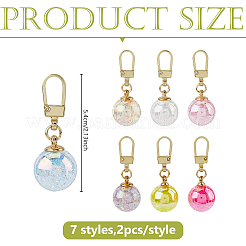 14 шт. 7 стиля литой застежки-молнии&nbsp;HJEW-DC00090