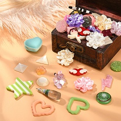 Непрозрачные и прозрачные кабошоны из смолы&nbsp;RESI-CJ0002-44