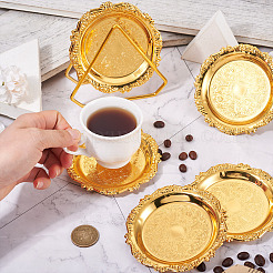 6шт железный поднос&nbsp;AJEW-MB0001-17