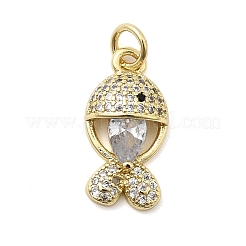 Латунные микро проложить кубического циркония подвески&nbsp;KK-C137-08G