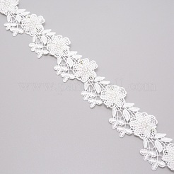 Кружевная отделка красочный цветочный узор diy вышитая отделка лентами&nbsp;DIY-WH0182-13