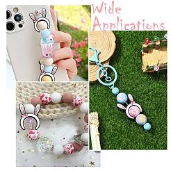 20 шт. силиконовые фокусные бусины с кроличьими ушками&nbsp;SIL-CJ0002-83A