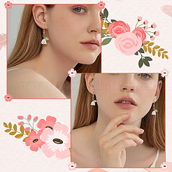 500шт прозрачные акриловые подвески&nbsp;TACR-SP0001-36A