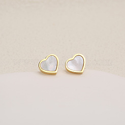 Комплекты из ожерелий и серег-гвоздиков из нержавеющей стали 304 и акрила с одним сердечком&nbsp;FS-WG86334-03