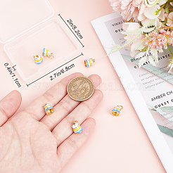 6 шт. подвески из настоящей латуни с эмалью&nbsp;KK-BBC0015-31