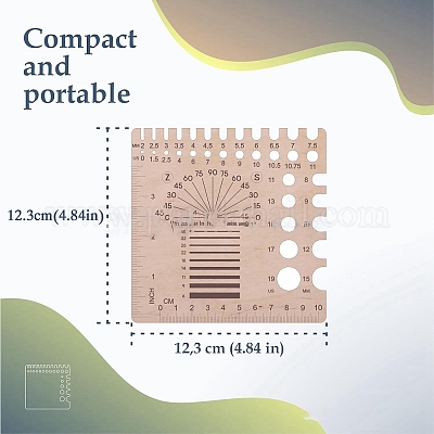 Квадратные деревянные вязальные спицы&nbsp;LS-PW-WG46382-02-1
